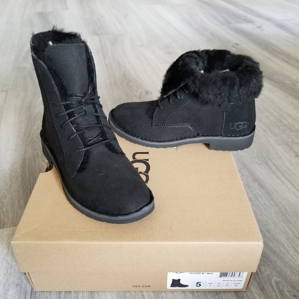 UGG Quincy Water-resistant Suede Boot.